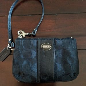 Black Coach Wristlet